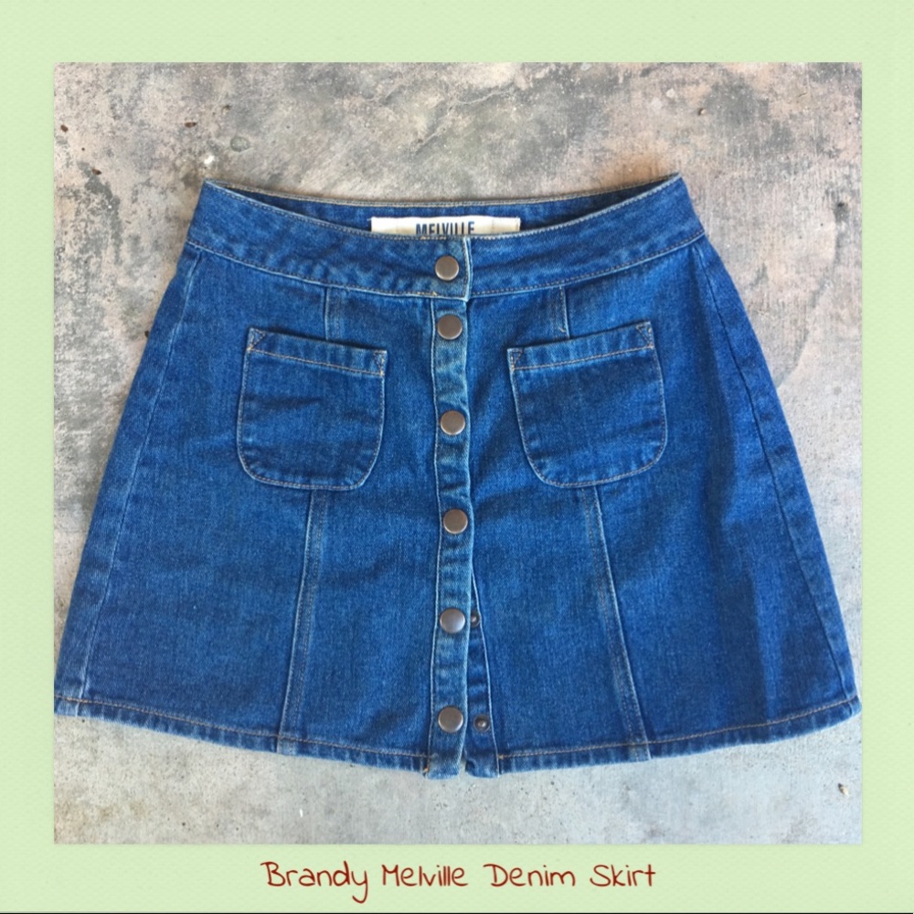 Brandy Melville Denim Skirt